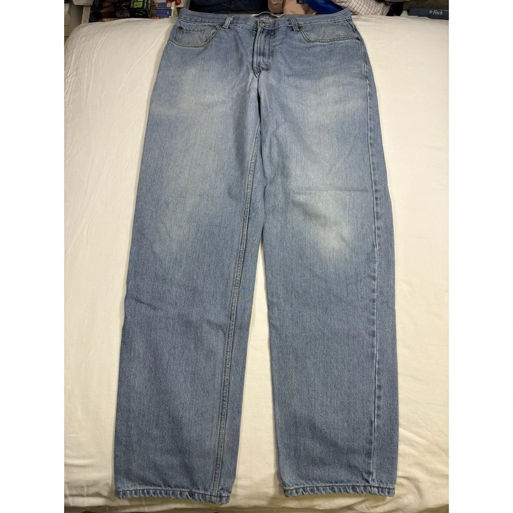 vintage Levi's 550 Relaxed fit Jeans Men's 34x34 Blue Denim Y2K
